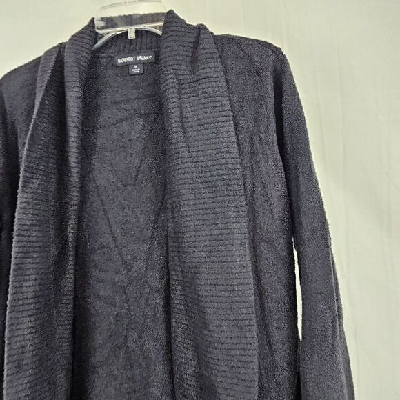 Barefoot Dreams Size Medium Blue Indigo CozyChic Lite Circle Cardigan Style 452 - Picture 3 of 4